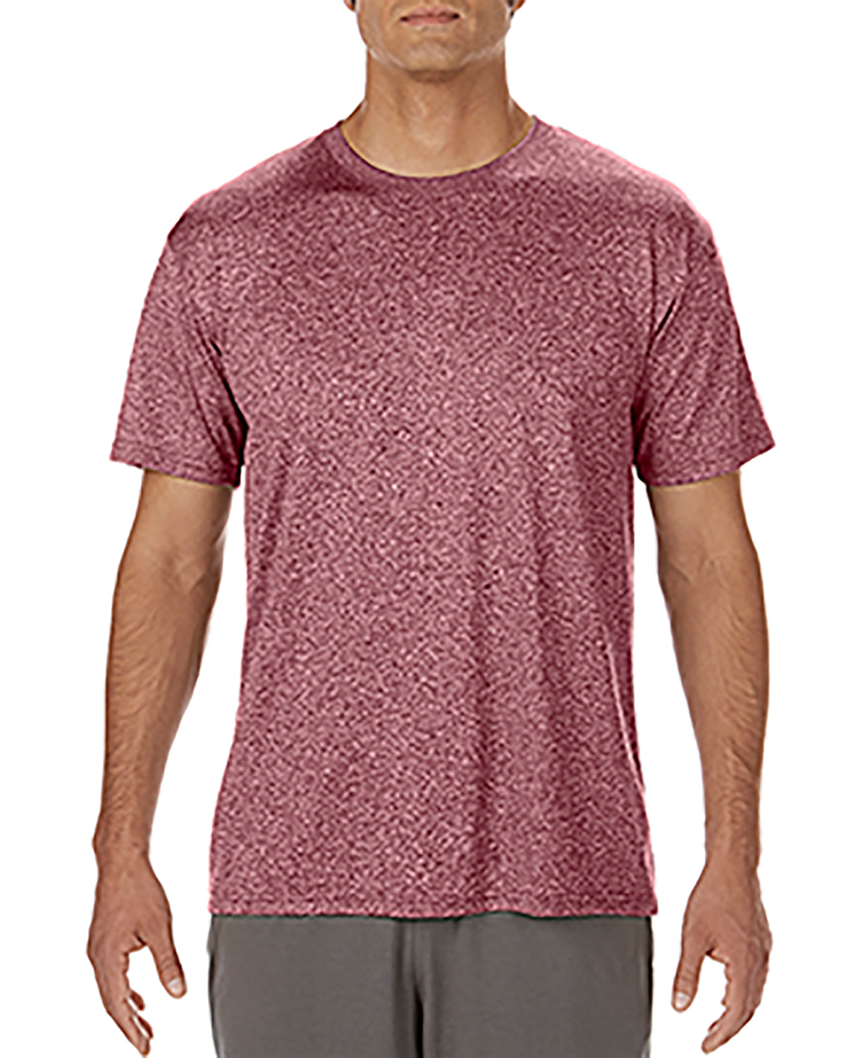 Unisex Performance��  Core T-Shirt - Heather Sport Dark Maroon