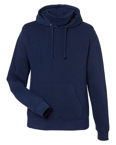 Unisex Gaiter Fleece Hoodie - Navy