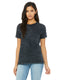 Bella + Canvas B6400 - Women's Relaxed Jersey Short-Sleeve T-Shirt - Black Mineral Wash