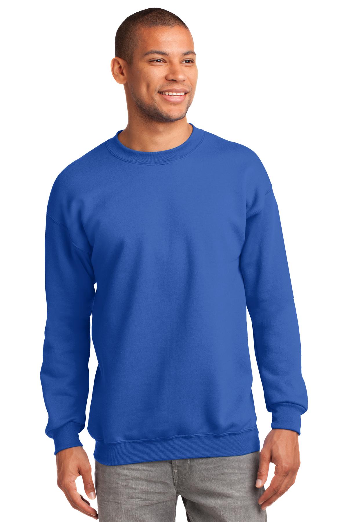 Unisex Tall Essential Fleece Crewneck Sweatshirt - Royal