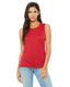 Bella + Canvas B8803 - Women's Flowy Scoop Muscle Tank - Red
