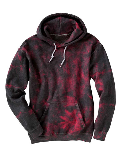 Unisex Blended Hoodie - Black / Red Crystal