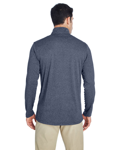 Men's Cool & Dry Heathered Performance Quarter-Zip - Navy Heather