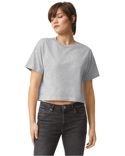 Women's Fine Jersey Boxy T-Shirt - Heather Grey