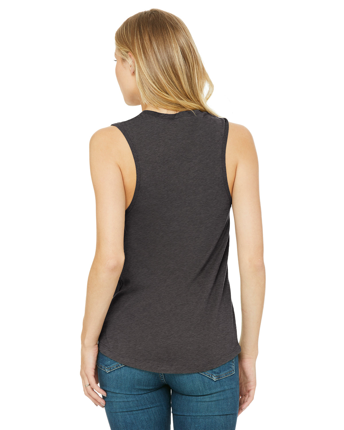 Women's Jersey Muscle Tank - Heather Dark Gray