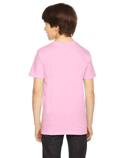 Youth Fine Jersey Short-Sleeve T-Shirt - Pink