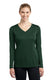 Sport-Tek LST353LS - Women's Long Sleeve PosiCharge Competitor V-Neck Tee - Forest Green