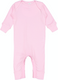 Rabbit Skins 4412 - Infant Long-Sleeve Baby Rib Coverall - Pink