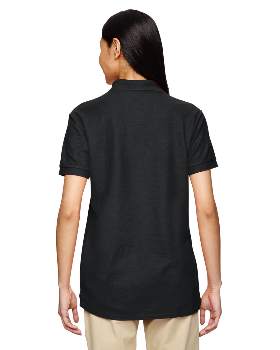 Women's Double Piqué Polo - Black