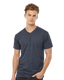Tultex 0207TC - Unisex Poly-Rich V-Neck Tee - Heather Navy