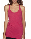 Women's Triblend Racerback Tank - Vintage Shocking Pink