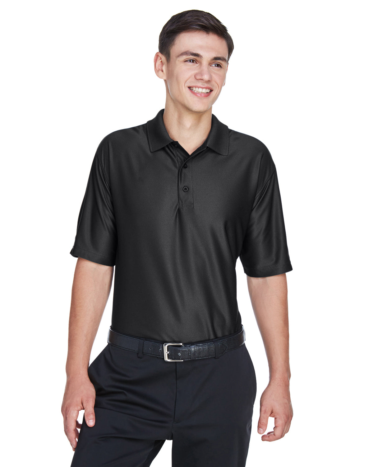 Men's Cool & Dry Elite Performance Polo - Black
