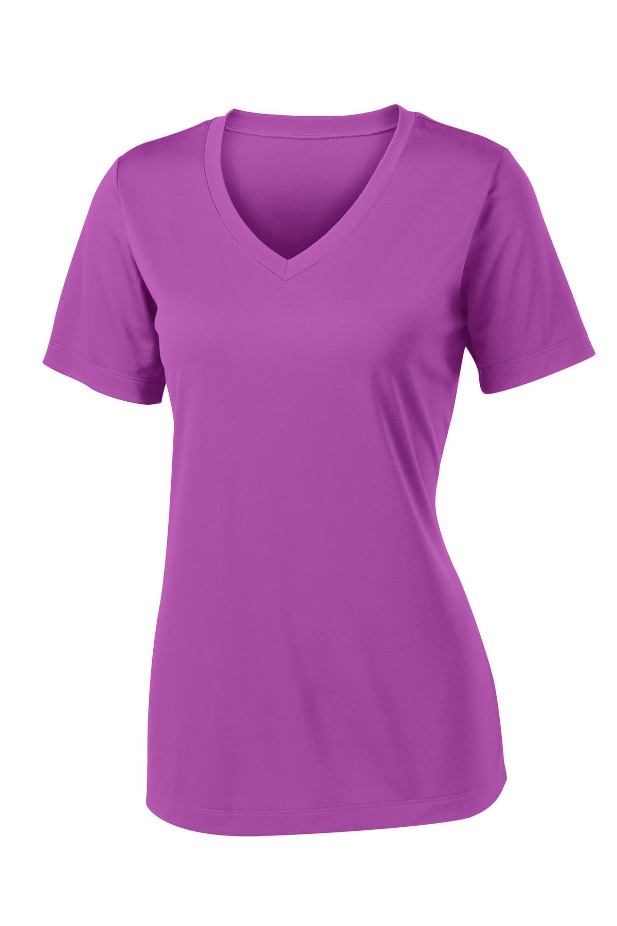 Women's PosiCharge Competitor V-Neck Tee - Pink Orchid
