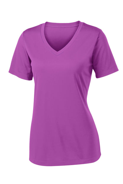 Women's PosiCharge Competitor V-Neck Tee - Pink Orchid