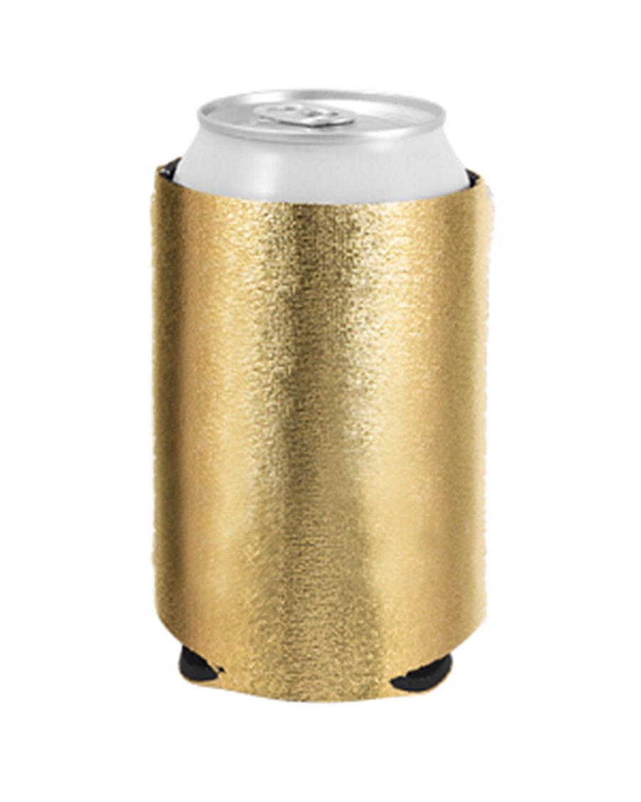 Neoprene Can Holder - Metallic Gold