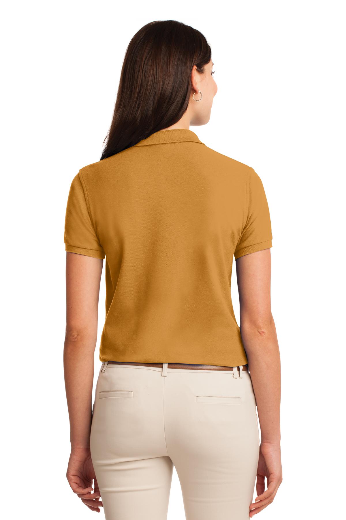 Women's Silk Touch Polo - Gold