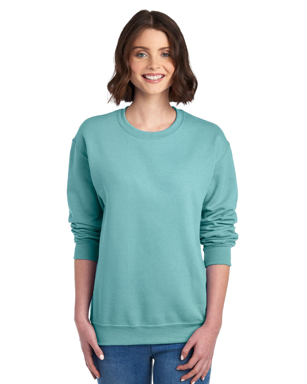 Unisex NuBlend® Fleece Crew - SAGE