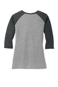 Women's Perfect Tri 3/4-Sleeve Raglan - Black Fr / Gray Fr