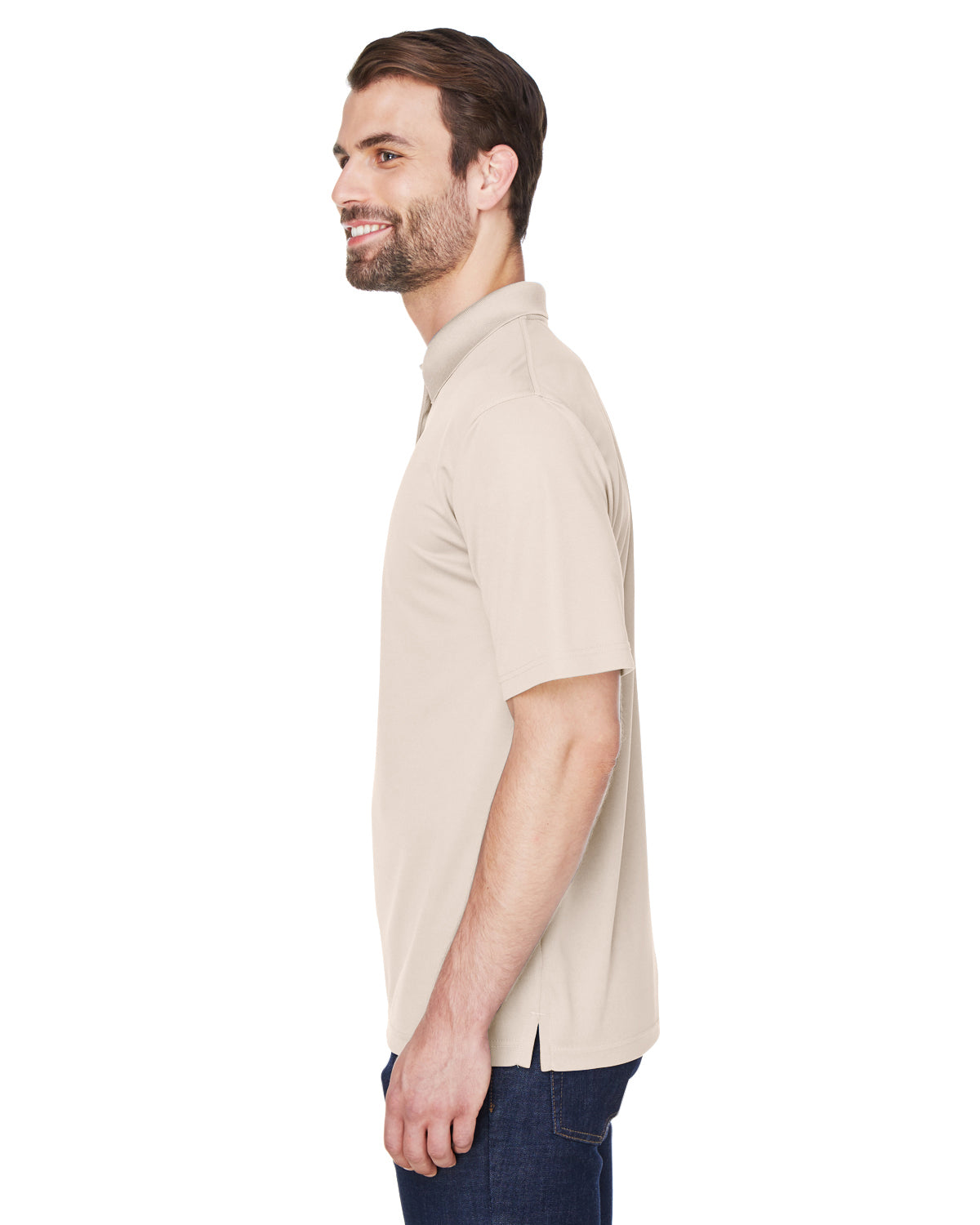 Men's Cool & Dry Mesh Piqué Polo - Stone
