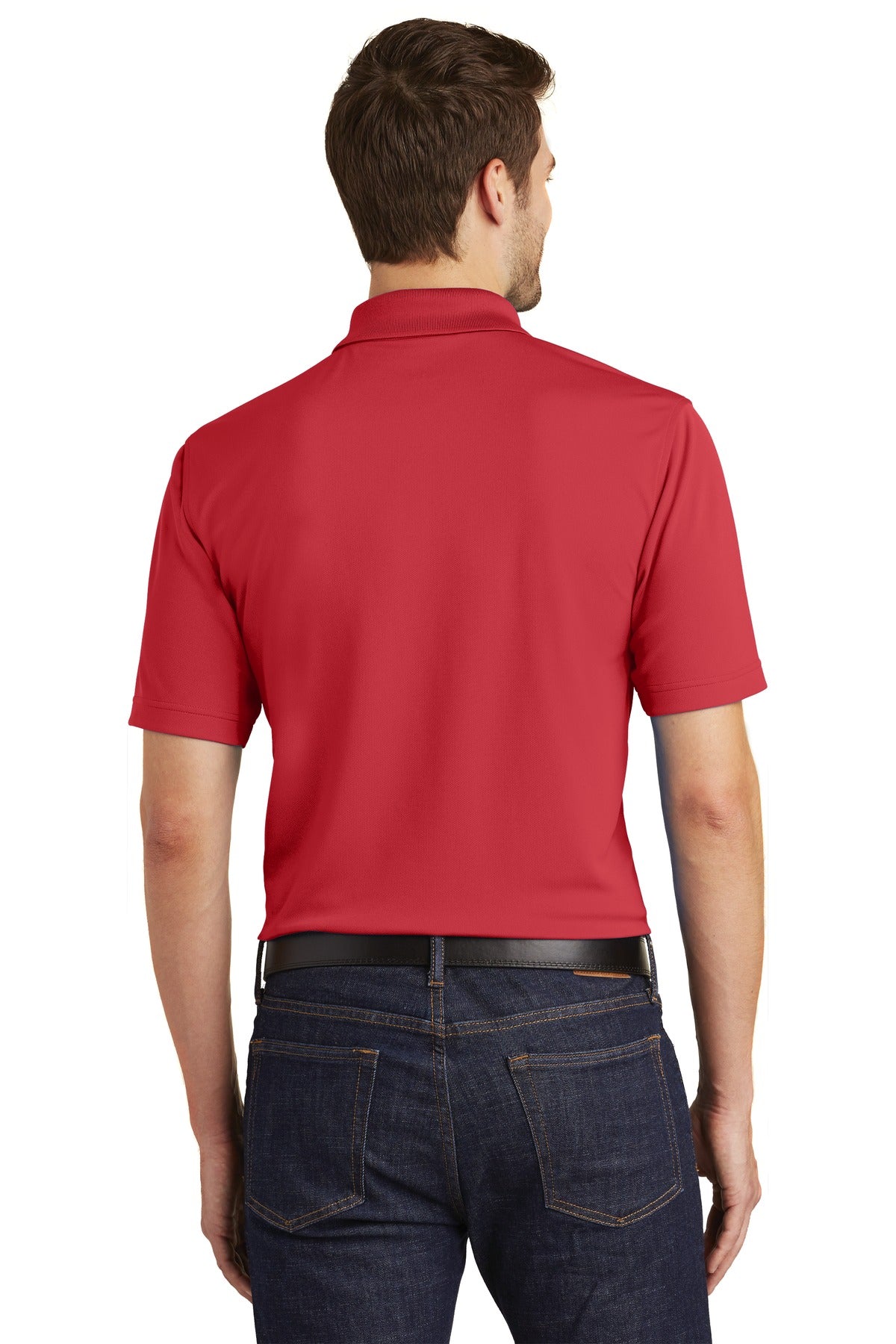 Unisex Dry Zone UV Micro-Mesh Polo - Rich Red