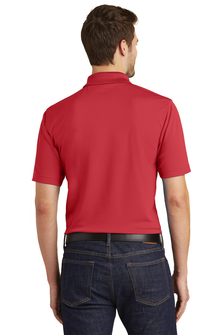 Unisex Dry Zone UV Micro-Mesh Polo - Rich Red