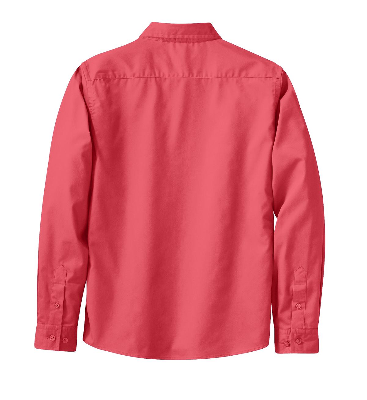 Women's Long Sleeve Easy Care Shirt - Hibiscus