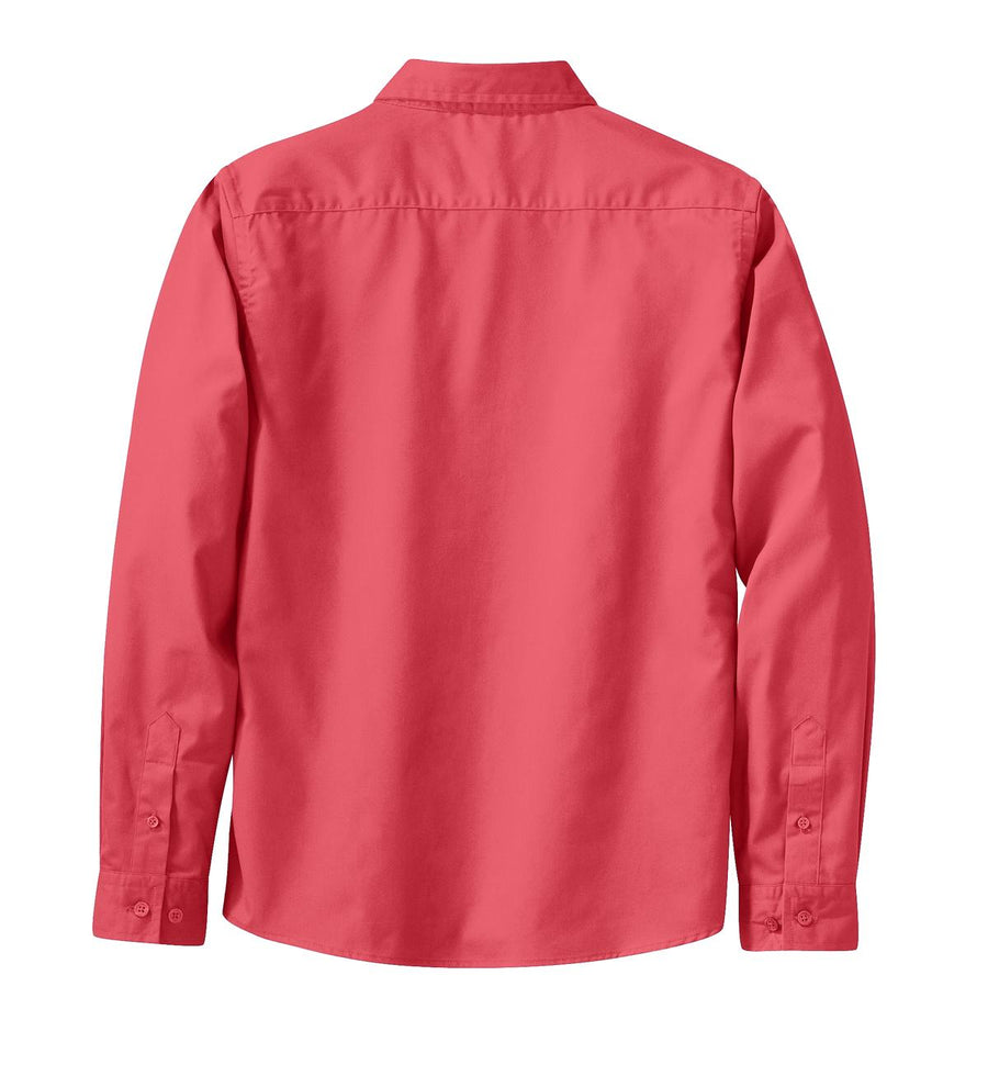 Women's Long Sleeve Easy Care Shirt - Hibiscus