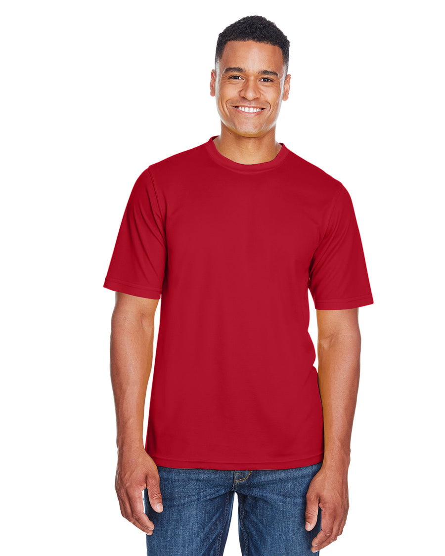 Men's Pace Performance Piqué Crewneck - Classic Red