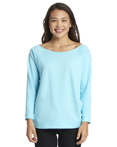 Women's French Terry 3/4-Sleeve Raglan - Cancun