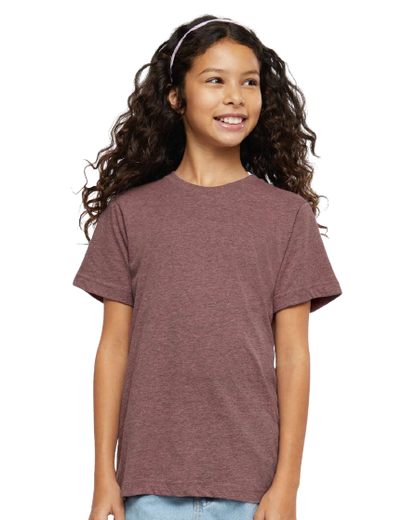 Youth Fine Jersey T-Shirt - Sangria Blackout