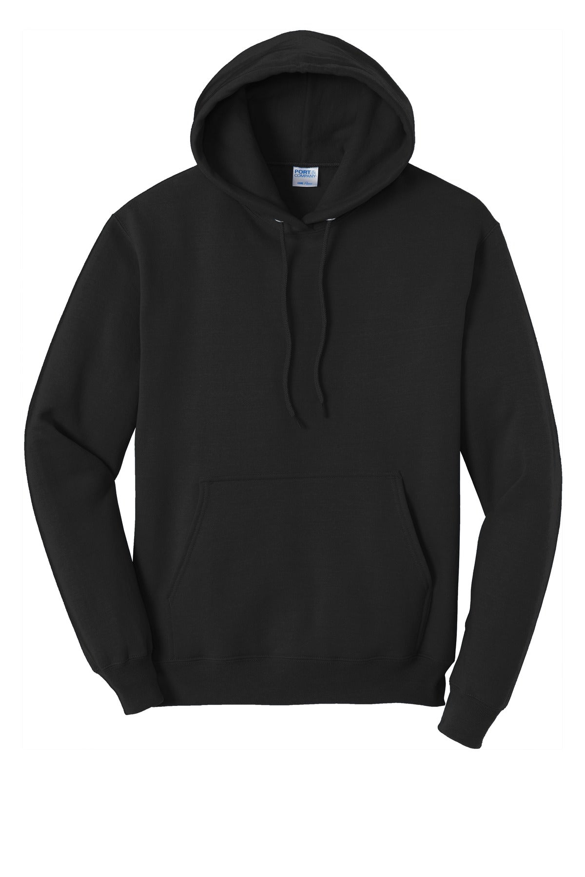 Unisex Tall Core Fleece Pullover Hoodie - Jet Black