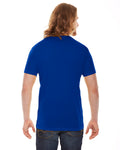Unisex Poly-Cotton Short-Sleeve Crewneck - Lapis