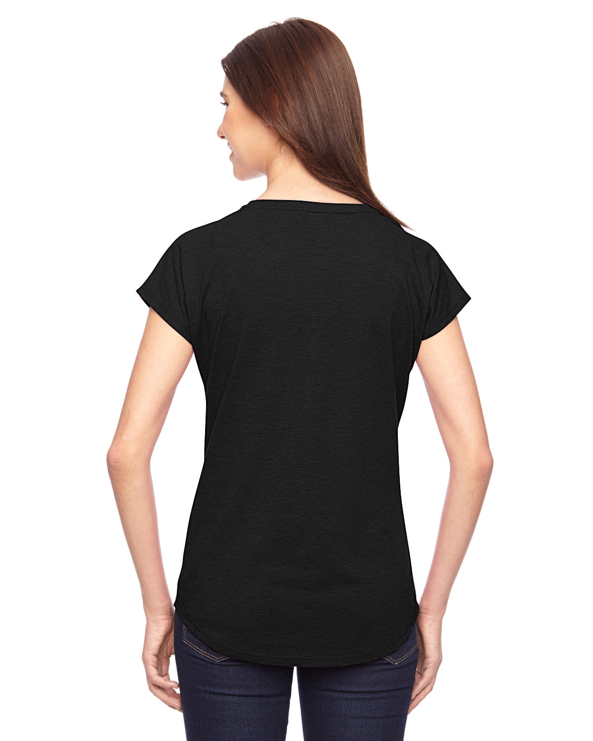 Women's Triblend V-Neck T-Shirt - Black