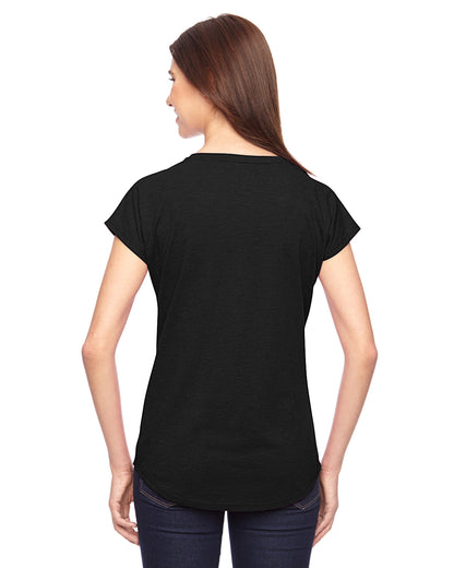 Women's Triblend V-Neck T-Shirt - Black