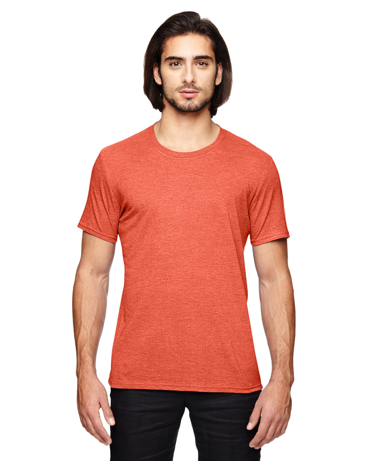 Unisex Triblend T-Shirt - Heather Orange