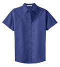 Women's Short Sleeve Easy Care Shirt - Mediter Blue