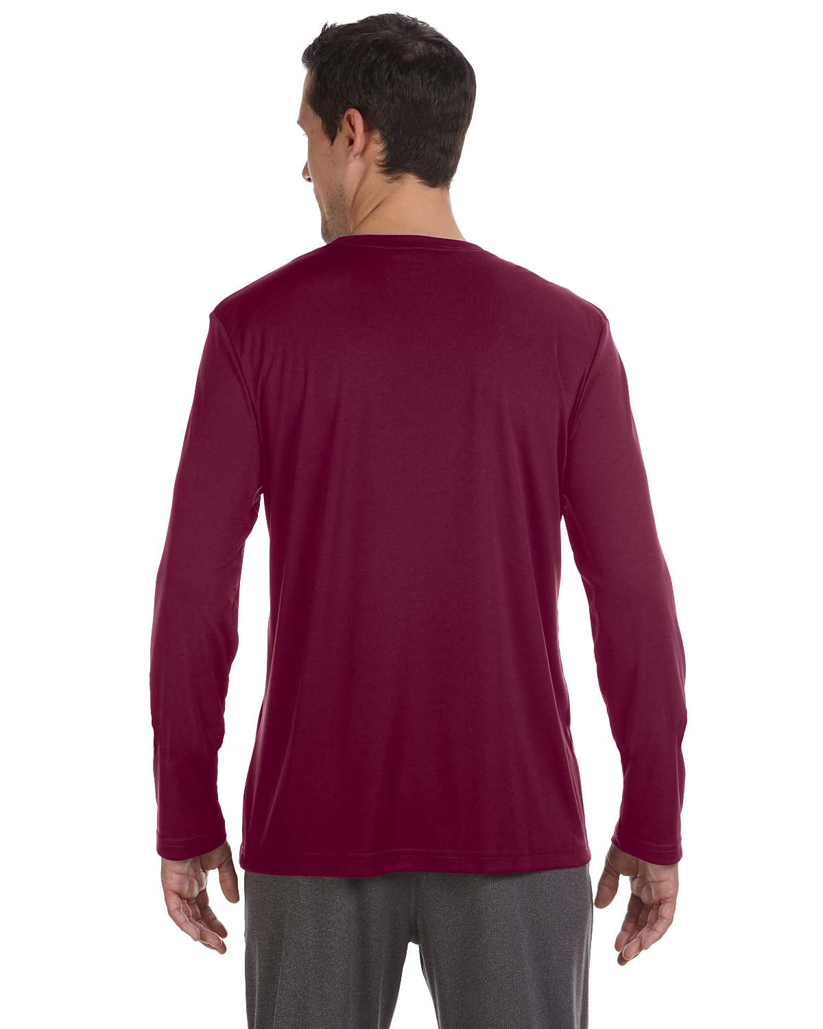 Unisex Performance Long-Sleeve T-Shirt - Sport Maroon