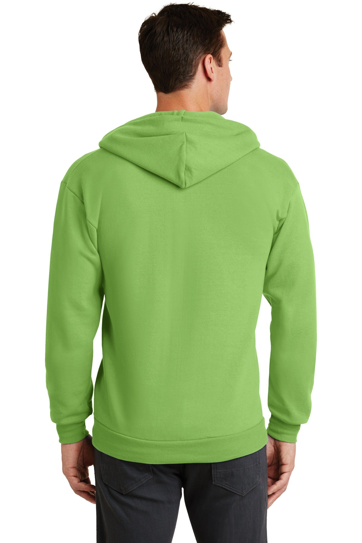 Unisex Core Fleece Full-Zip Hoodie - Lime