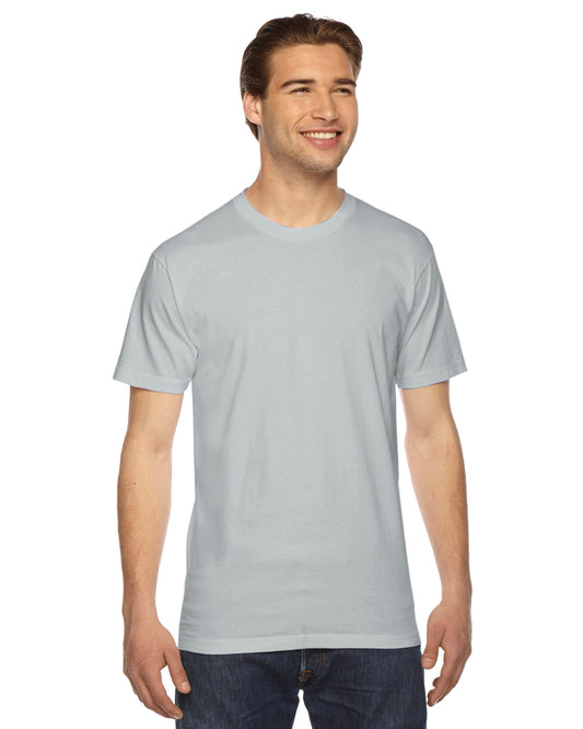Unisex Fine Jersey Short-Sleeve T-Shirt - New Silver
