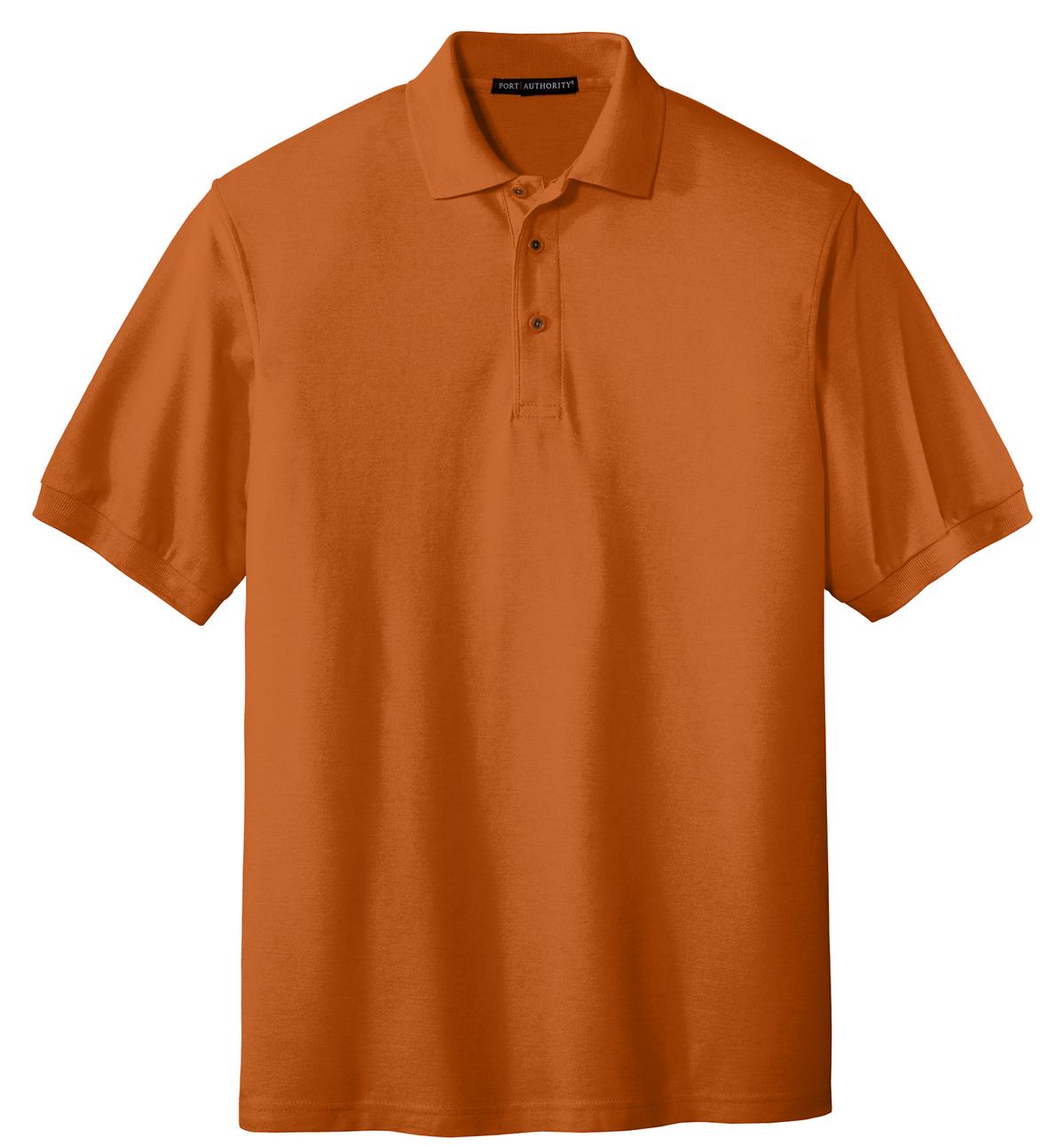 Unisex Silk Touch Polo - Texas Orange