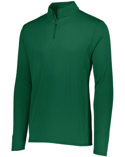Unisex Attain Quarter-Zip Pullover - Dark Green