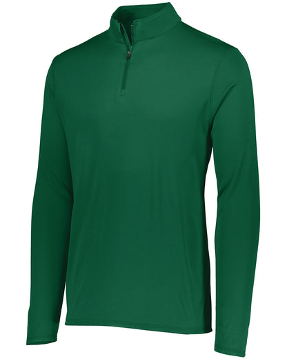 Unisex Attain Quarter-Zip Pullover - Dark Green