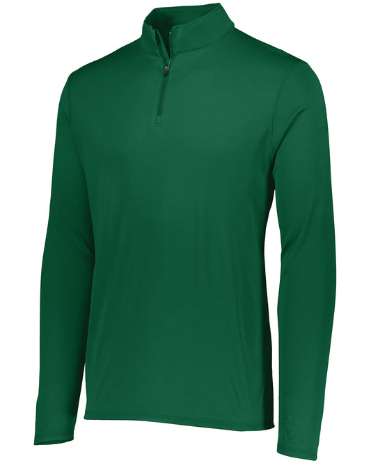 Unisex Attain Quarter-Zip Pullover - Dark Green