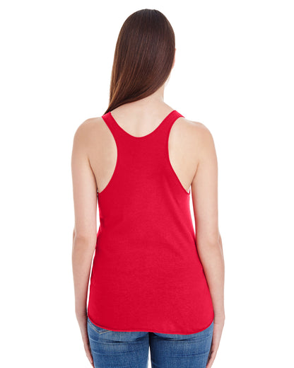 Women's Poly-Cotton Racerback Tank - Red