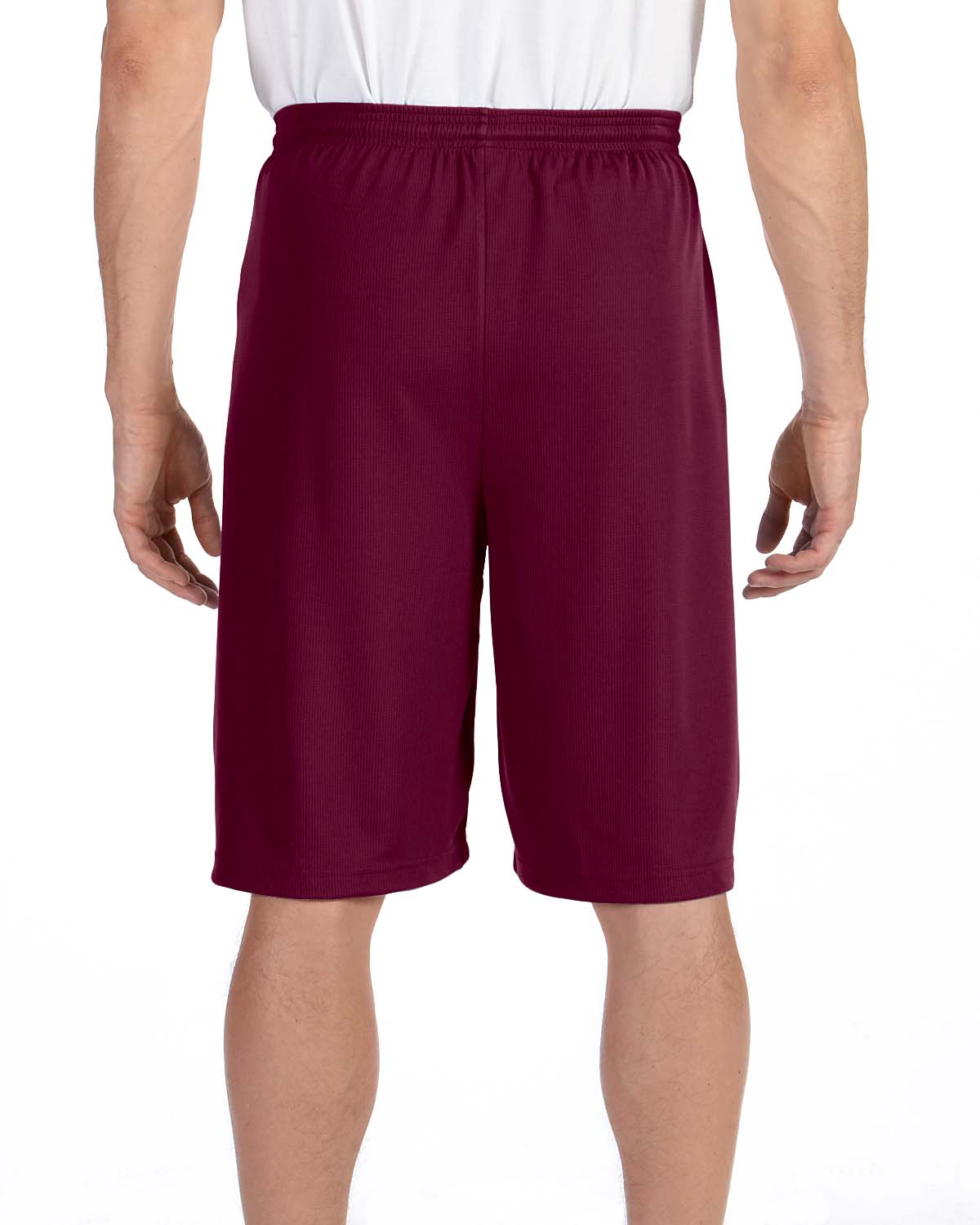 Unisex Mesh 11" Short - Sport Maroon