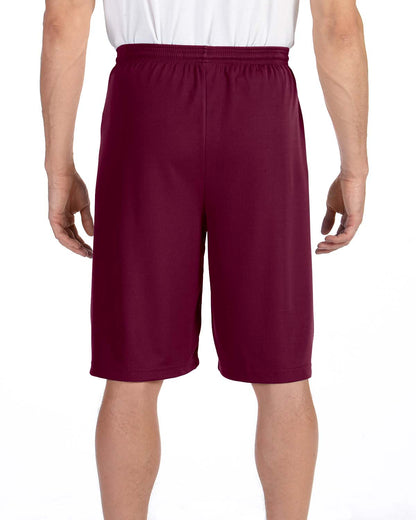 Unisex Mesh 11" Short - Sport Maroon