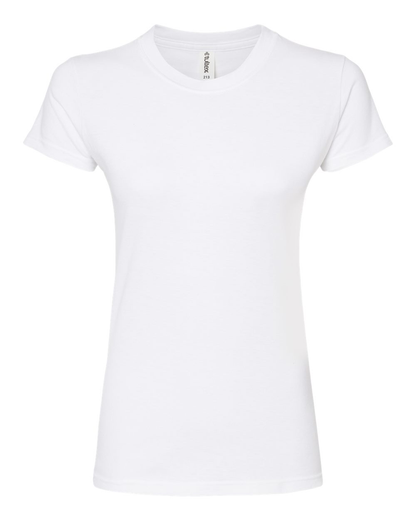 Women's Slim Fit Fine Jersey Tee - White
