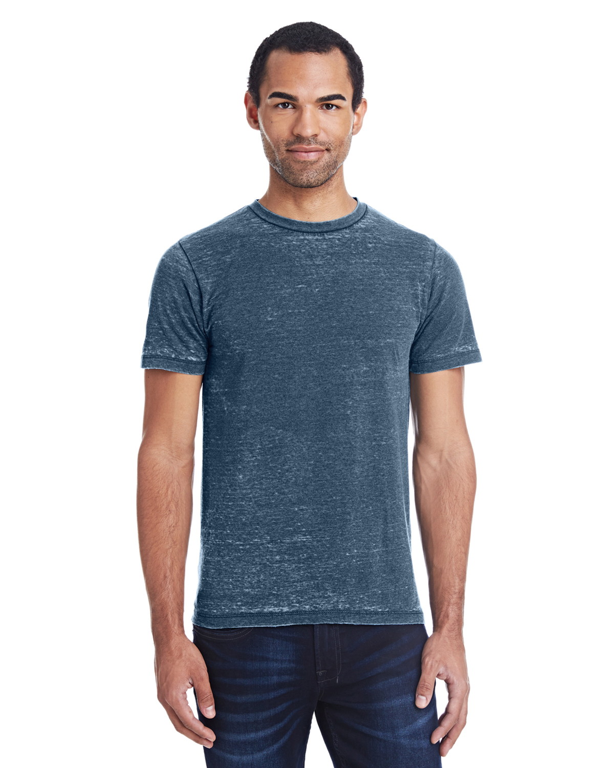 Unisex Acid Wash T-Shirt - Artic Gray