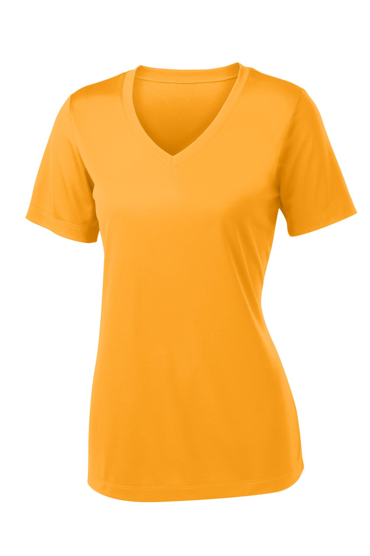 Women's PosiCharge Competitor V-Neck Tee - Gold