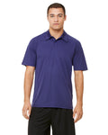 Unisex Performance Three-Button Raglan Polo - Sport Navy